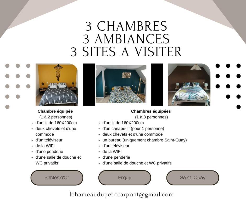 Le Hameau Du Petit Carpont - Chambres D'Hotes -Baie De Saint-Brieuc-Entre-Paimpol Et Erquy - Petit Dejeuner Breton Ploufragan Exterior photo